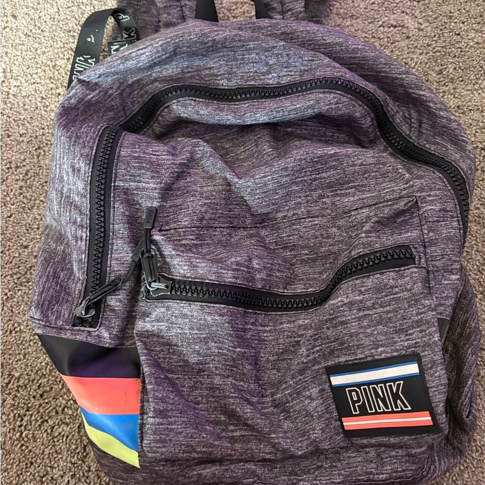 PINK Victoria's Secret Brand Gray Backpack
